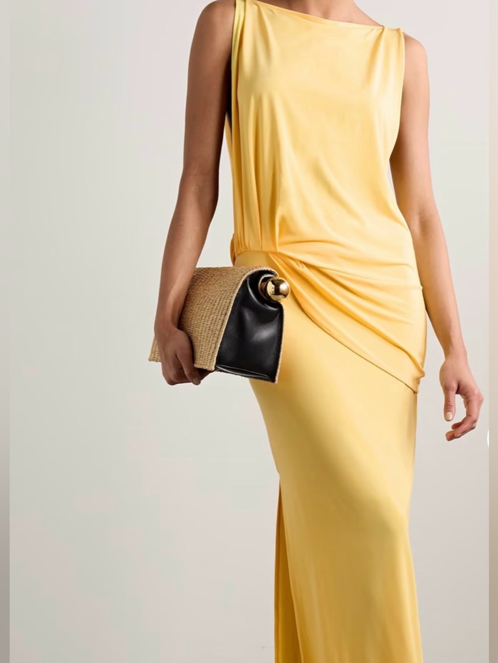 Jacquemus
La Robe Peplo Longue draped long dress